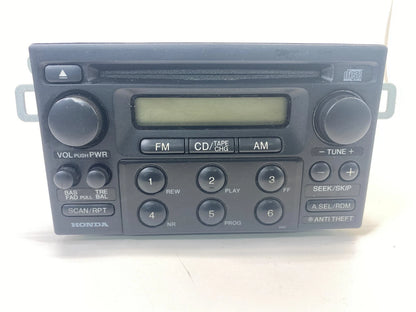 1998-2000 HONDA ACCORD RADIO STEREO AM/FM CD DISC PLAYER ASSY 39100-S84-A210 OEM