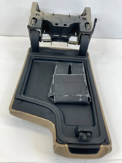 2007 2008 BMW 328XI CENTER CONSOLE ARMREST LID COVER BEIGE SYNTHETIC LEATHER OEM