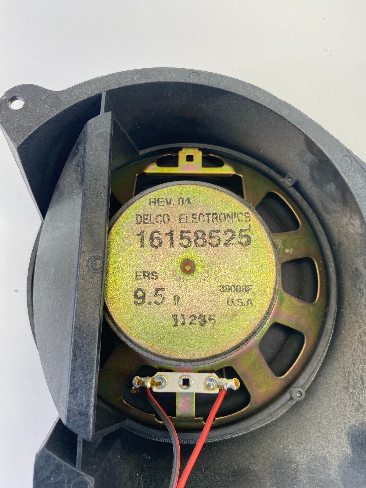 2001-2004 Chevrolet S10 Crew Cab Rear Left Side Door Audio Speaker 16164465 OEM