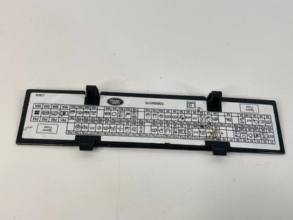 03-05 RANGE ROVER SPORT DASH RIGHT FUSE INTERIOR PANEL COVER TRIM LID YQS500170