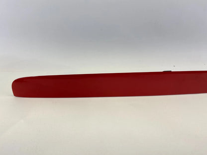 2004-2008 VOLVO S40 TRUNK LID LICENSE PLATE HANDLE MOLDING COVER 39880383 RED