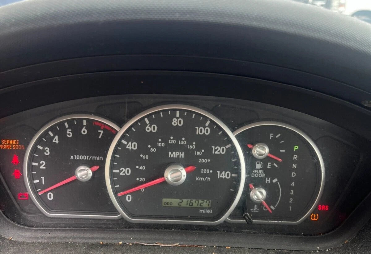 2008-2010 MITSUBISHI GALANT 2.4L INSTRUMENT CLUSTER SPEEDOMETER 8100B096 216K