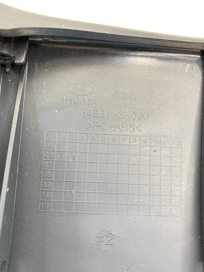 07 08 HYUNDAI SONATA DASH LEFT CLUSTER LOWER TRIM TRIP RESET BEZEL 84831-3K000