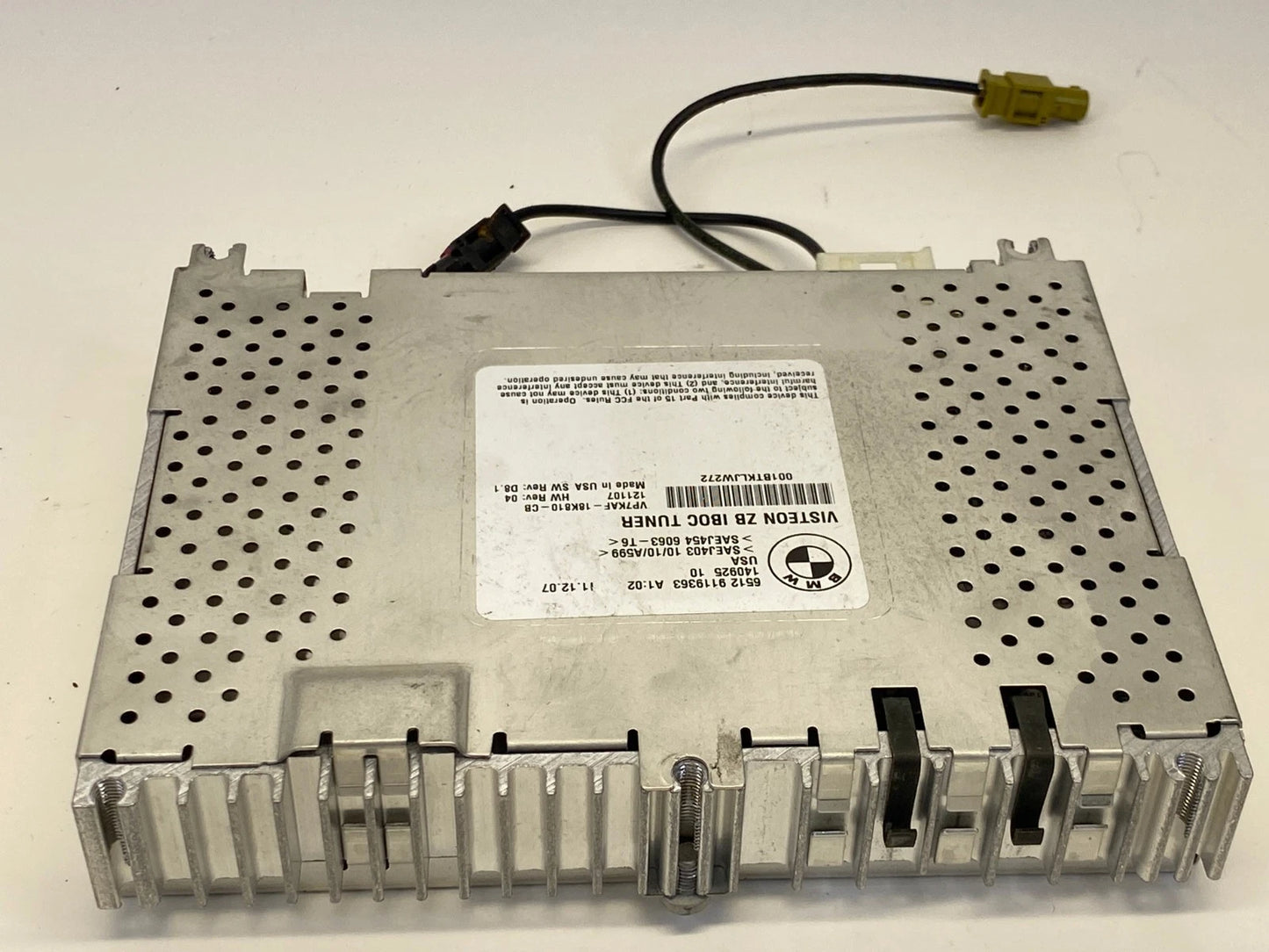 2007 2008 BMW 335XI HD RADIO IBOC TUNER RECEIVER MODULE OEM FACTORY 6512-9119363