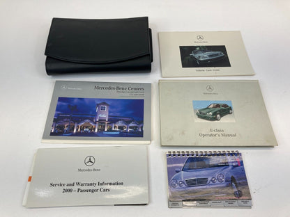 2000 Mercedes-Benz E-Class Owners Manual Consumer Info Warranty Book w/ Case OEM