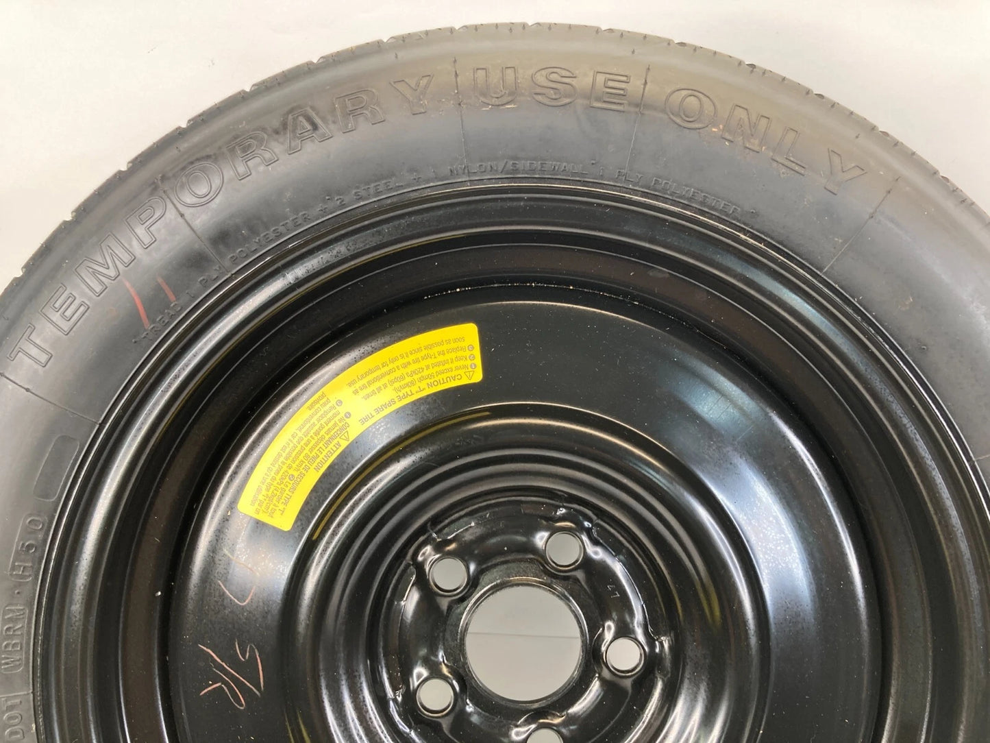 2010-2014 SUBARU LEGACY EMERGENCY SPARE TIRE WHEEL RIM COMPACT DONUT T135/80R16