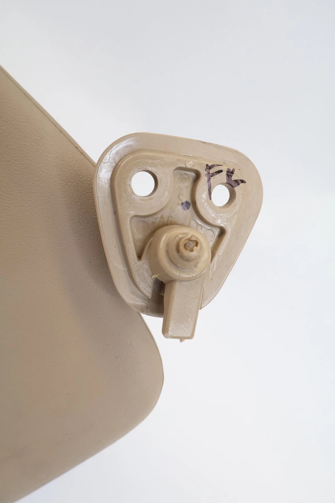 2006-2011 KIA RIO RIO5 SUN VISOR PAIR LEFT DRIVER RIGHT PASSENGER BEIGE OEM