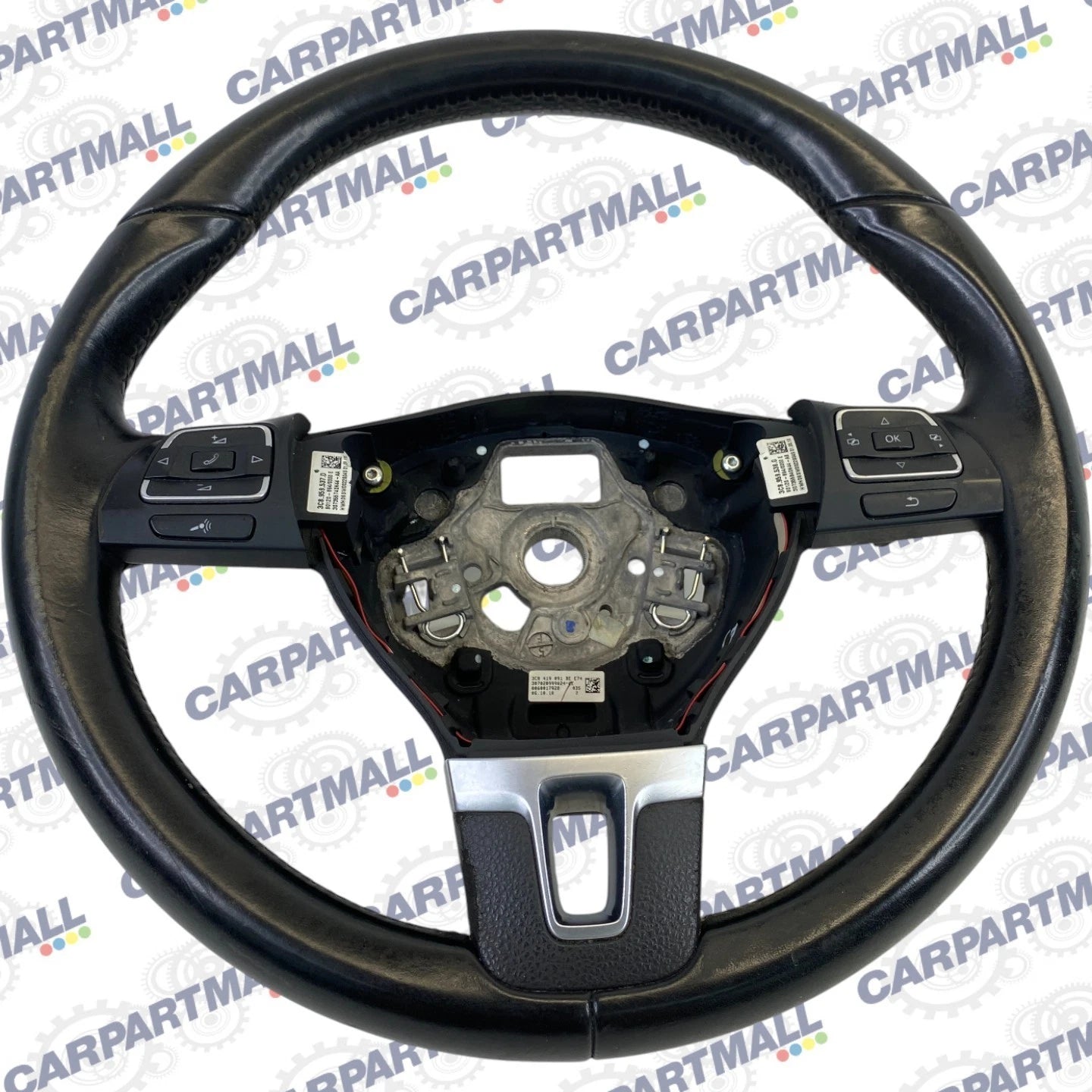 2009-2017 VOLKSWAGEN CC LUXURY STEERING WHEEL W/ CONTROLS BUTTONS 3C8959537 OEM