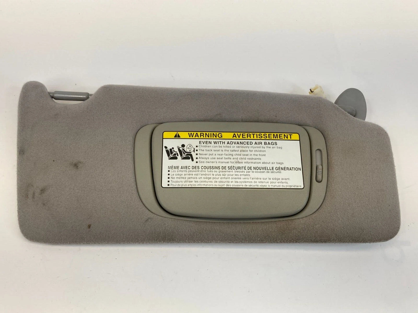 2006 2007 2008 LEXUS RX400H RIGHT PASSENGER ROOF SUNVISOR SUN VISOR SHADE RH OEM
