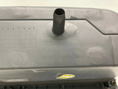 2006-2010 KIA SEDONA DASH UPPER GLOVE BOX STORAGE COMPARTMENT 4D847-35110