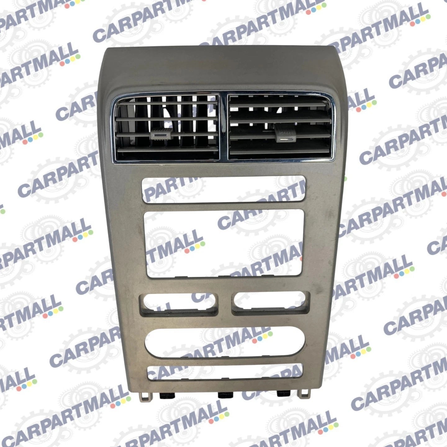 2007-2010 LINCOLN MKX DASH RADIO CLIMATE CONTROL PANEL BEZEL TRIM W/ AIR VENT