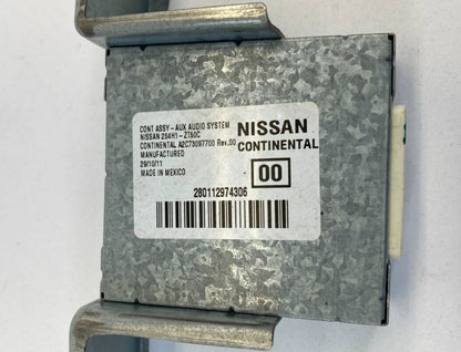 2010-2014 NISSAN CUBE AUXILIARY AUX AUDIO CONTROL MODULE UNIT 284H1-ZT50C