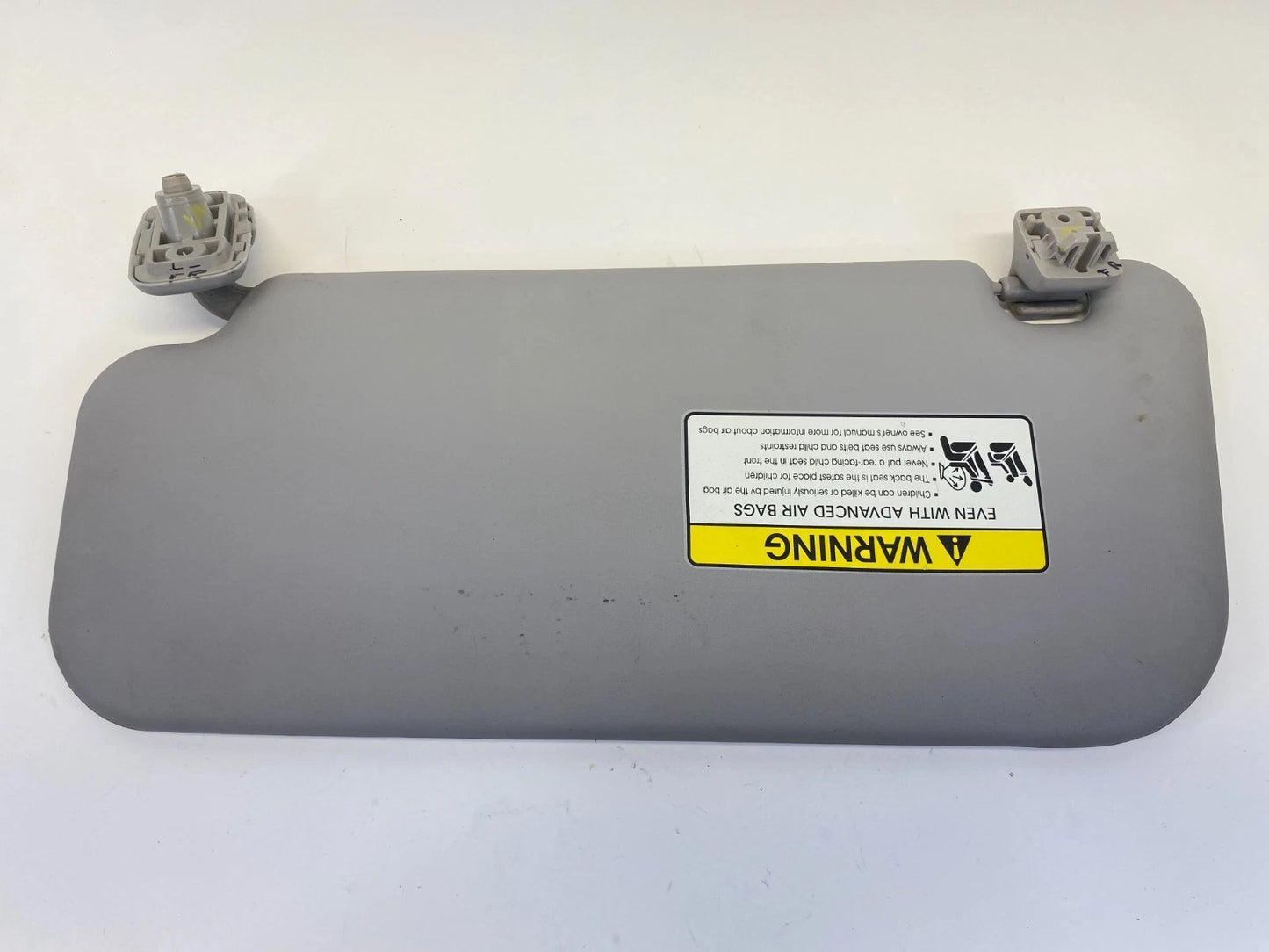 2010-2013 KIA SOUL SUNVISOR SUN VISOR SET DRIVER PASSENGER LEFT RIGHT GRAY