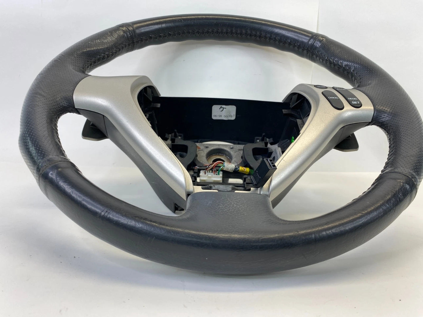 2007 2008 HONDA FIT SPORT STEERING WHEEL W/ CRUISE CONTROL & PADDLE SHIFTER OEM