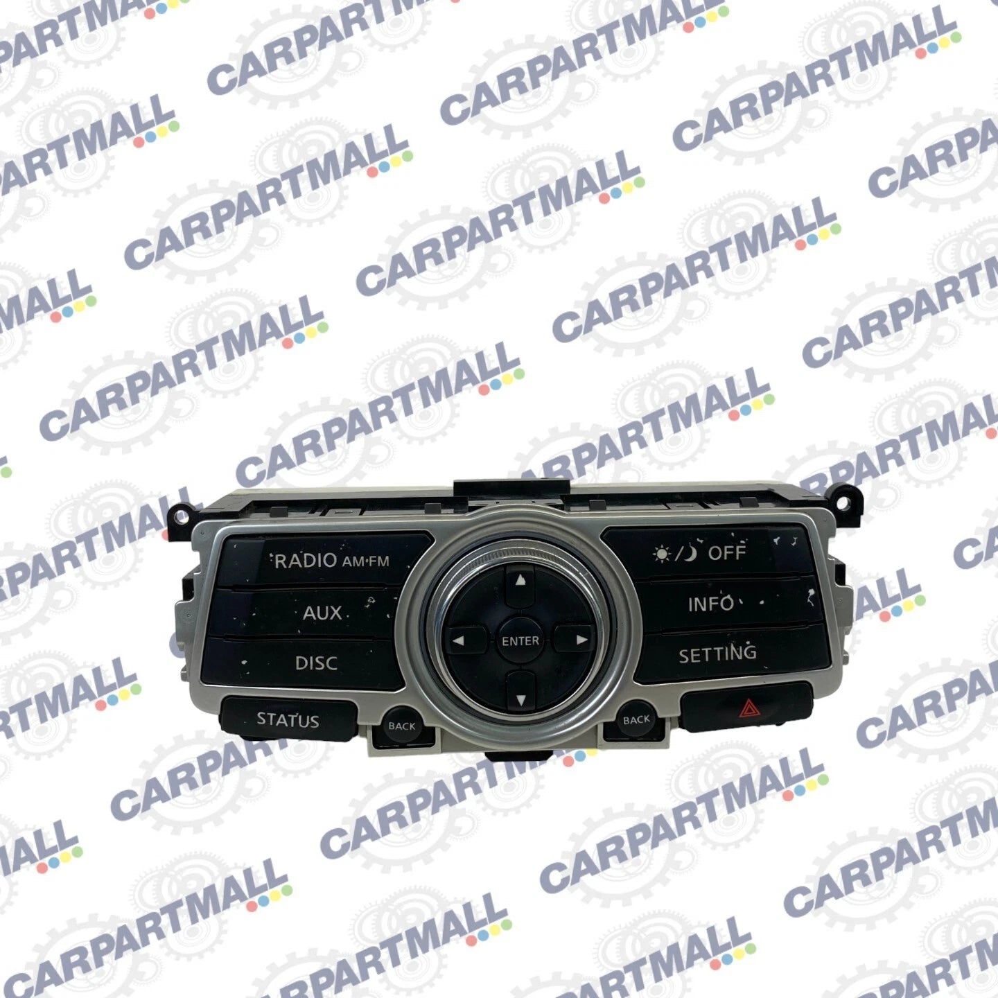 07 08 INFINITI G35 RADIO DISPLAY CONTROL PANEL W HAZARD OEM FACTORY 28395-JK60B