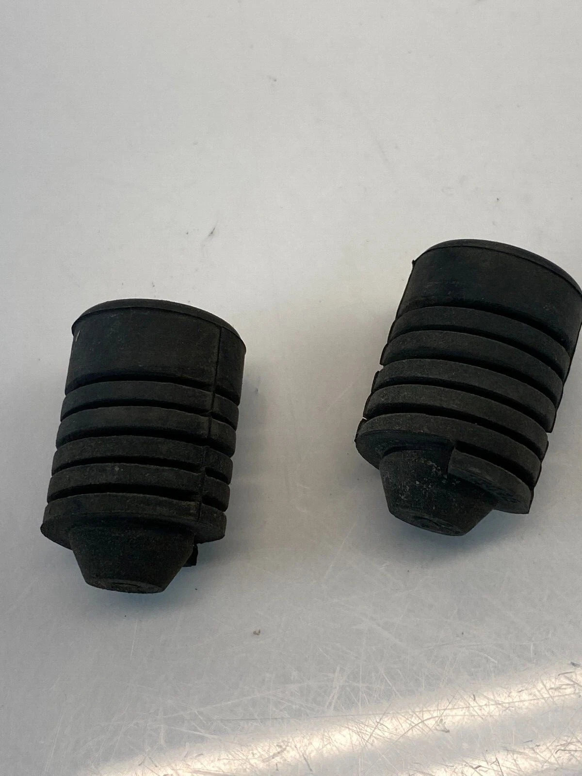 2001-2007 TOYOTA HIGHLANDER FRONT HOOD BUMPER RUBBER ADJUST PAIR SET OEM