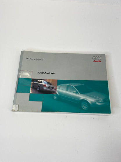 2000 Audi A6 Owners Manual Quick Reference Guide Book Set w/ Case OEM