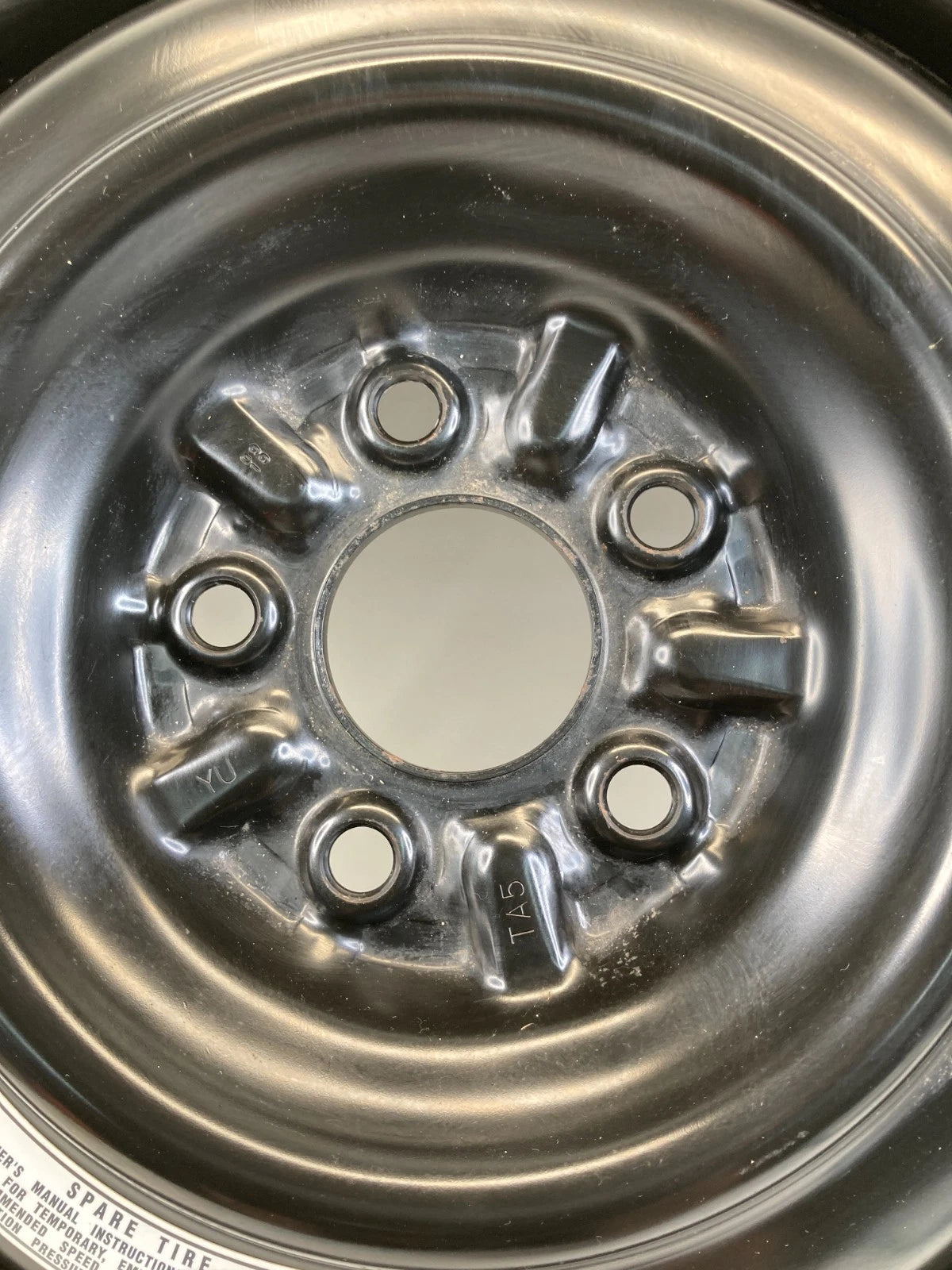 08-12 HONDA ACCORD EMERGENCY SPARE TIRE 16" WHEEL COMPAT DONUT T135/80D16 101M