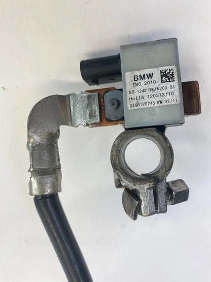 09-11 BMW 328I XDRIVE NEGATIVE BATTERY TERMINAL WIRE CABLE 1242761620001 OEM