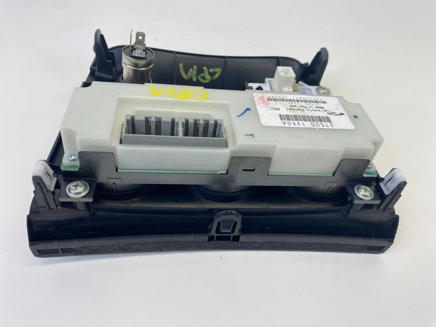 08-13 NISSAN ROGUE AC HVAC TEMPERATURE CLIMATE CONTROL SWITCH W BEZEL 275001VK0A