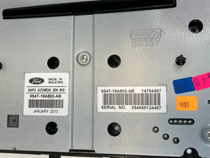 2009-2011 Ford Focus AM/FM Radio Audio Control Faceplate Panel 9S4T18A802AB OEM