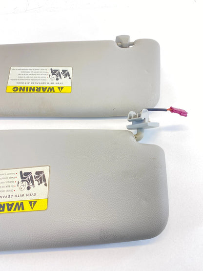 2004-2007 BMW 525I 530I E60 FRONT LEFT RIGHT SUN VISOR SUNSHADE PAIR ASSY OEM