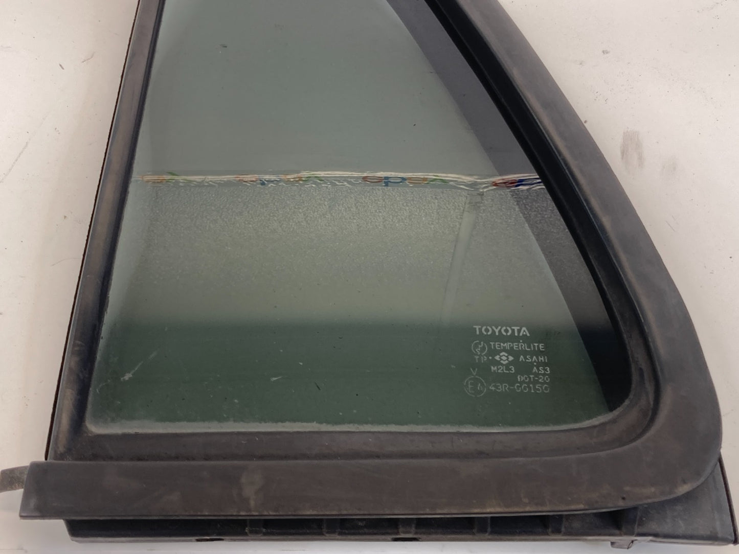 1996-2002 Toyota 4Runner Rear Left Door Quarter Vent Fixed Window Glass