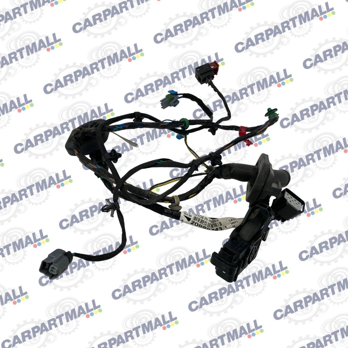 2010 10 GMC ACADIA REAR LEFT SIDE DOOR WIRING WIRE HARNESS 20989743 OEM