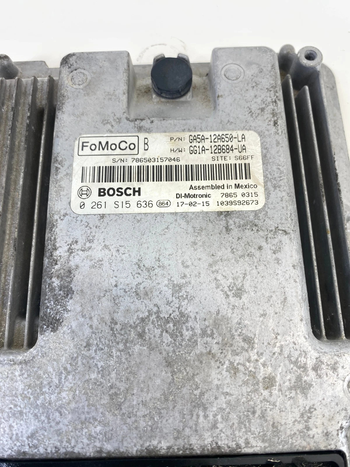 15-19 Ford Taurus Police Sedan 3.5L AT Engine Control Module ECM GG1A-12B684-UA