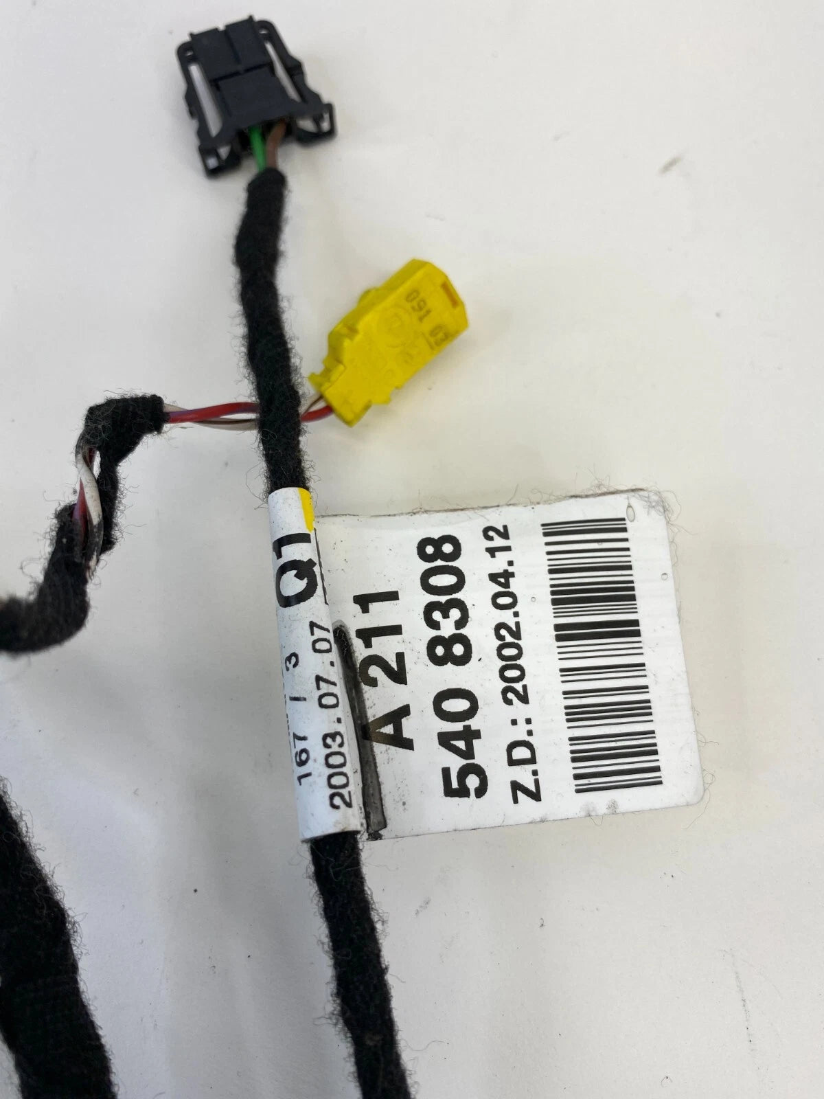2003-2009 MERCEDES BENZ E320 REAR LEFT DOOR WIRING WIRE HARNESS A211-540-84-08