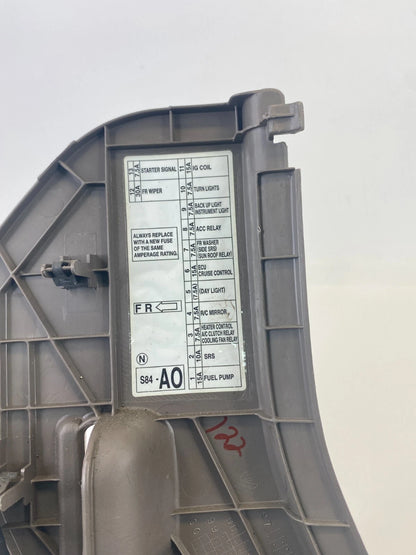 1998-2002 HONDA ACCORD SEDAN DASH LEFT DRIVER FUSE BOX COVER PANEL 77216-S84 OEM