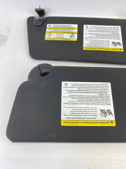 13-15 FORD POLICE INTERCEPTOR UTILITY LEFT RIGHT SIDE SUNVISOR SUN VISOR SET OEM