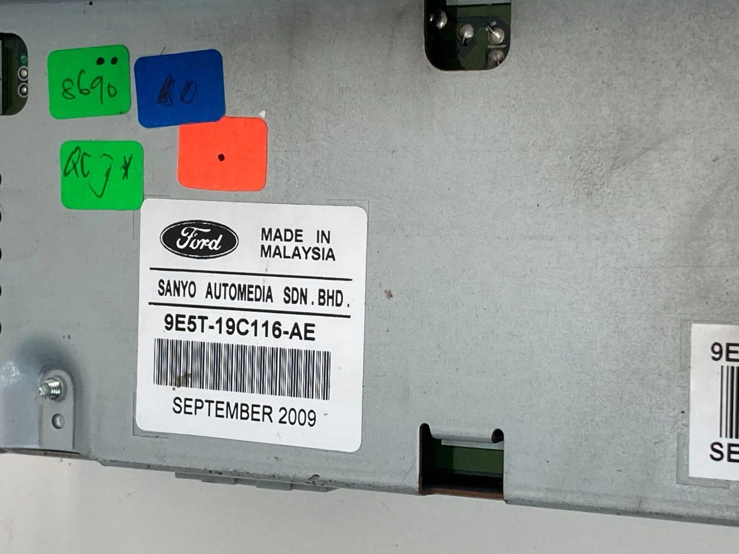 2010 FORD FUSION DASH RADIO INFORMATION DISPLAY SCREEN UNIT 9E5T-19C116-AE OEM