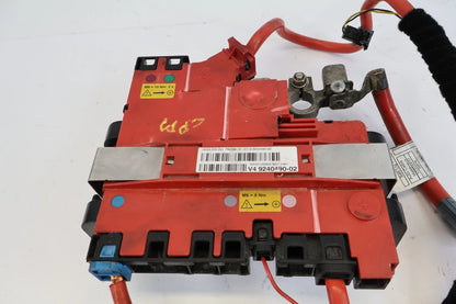 11-16 BMW 528i REAR POSITIVE BATTERY CABLE TERMINAL MODULE FUSE BOX 9240490 OEM