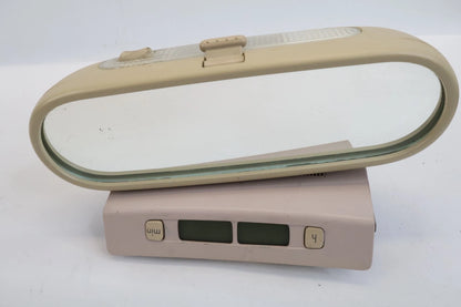 03-10 VW BEETLE CONV INTERIOR REAR VIEW MIRROR W DIGITAL CLOCK 1Y0-857-511-AL