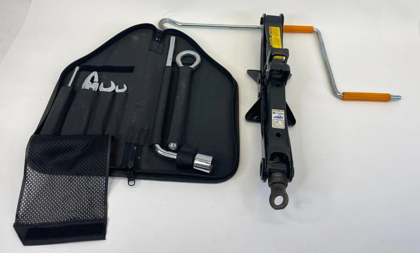 06-13 Lexus IS250 IS350 EMERGENCY SPARE TIRE JACK TOOL WRENCH KIT W/ CASE OEM