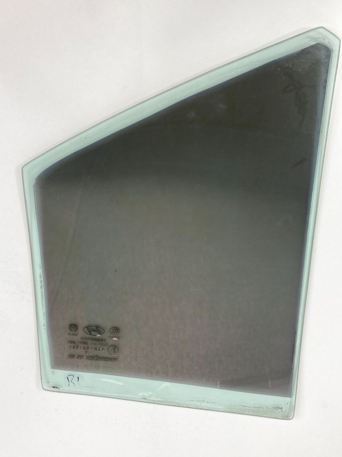 2006-2011 Hyundai Accent Rear Left Door Vent Quarter Window Glass 43R-001501