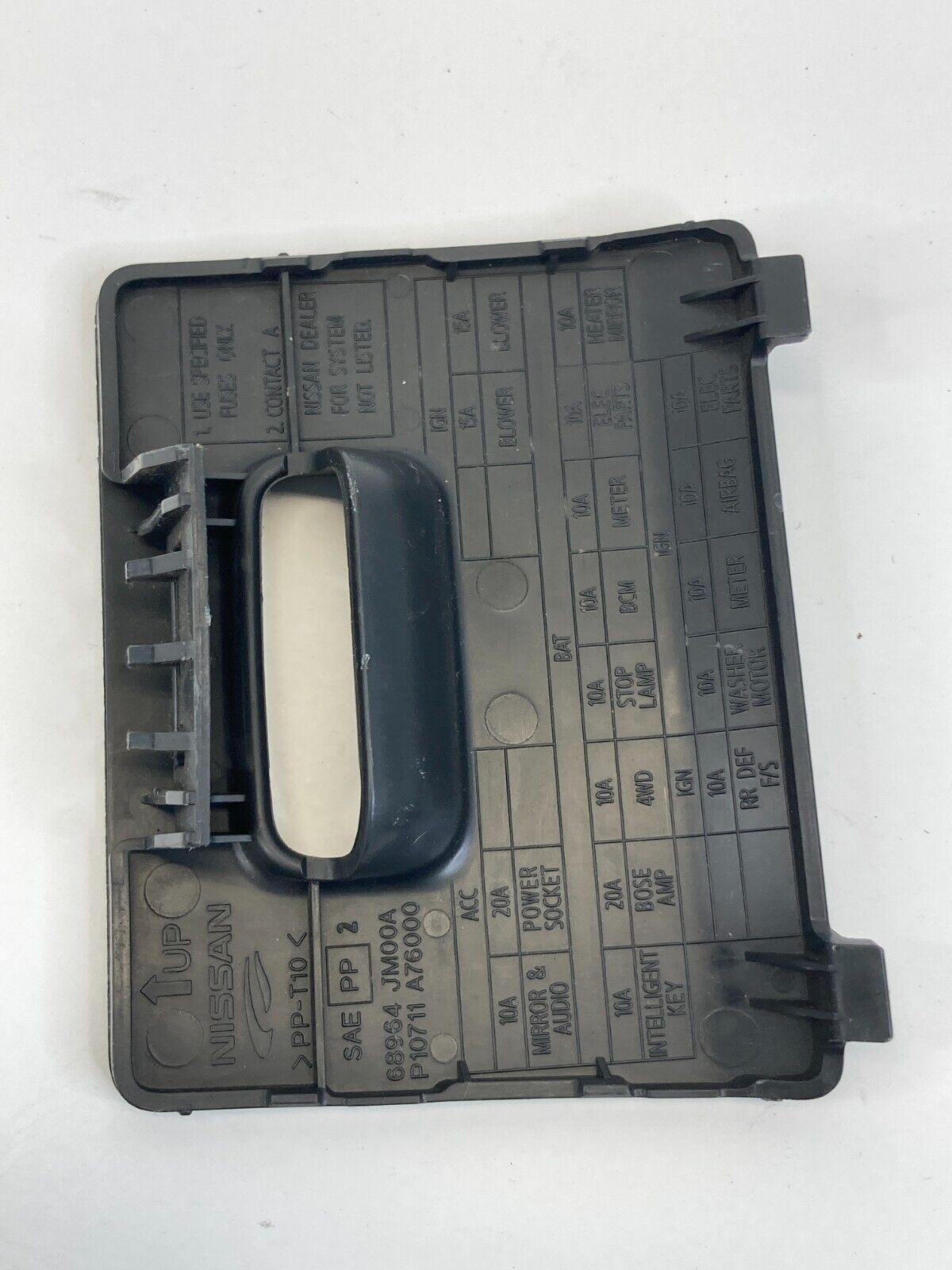 2008 09 2010 Nissan Rogue Dash Fuse Box Door Panel Lid Cover Trim 68964-JM00A