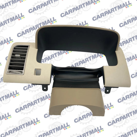 07-10 LINCOLN MKX DASH CLUSTER BEZEL W/ STEERING COLUMN COVER TRIM 7T43-3530-AC