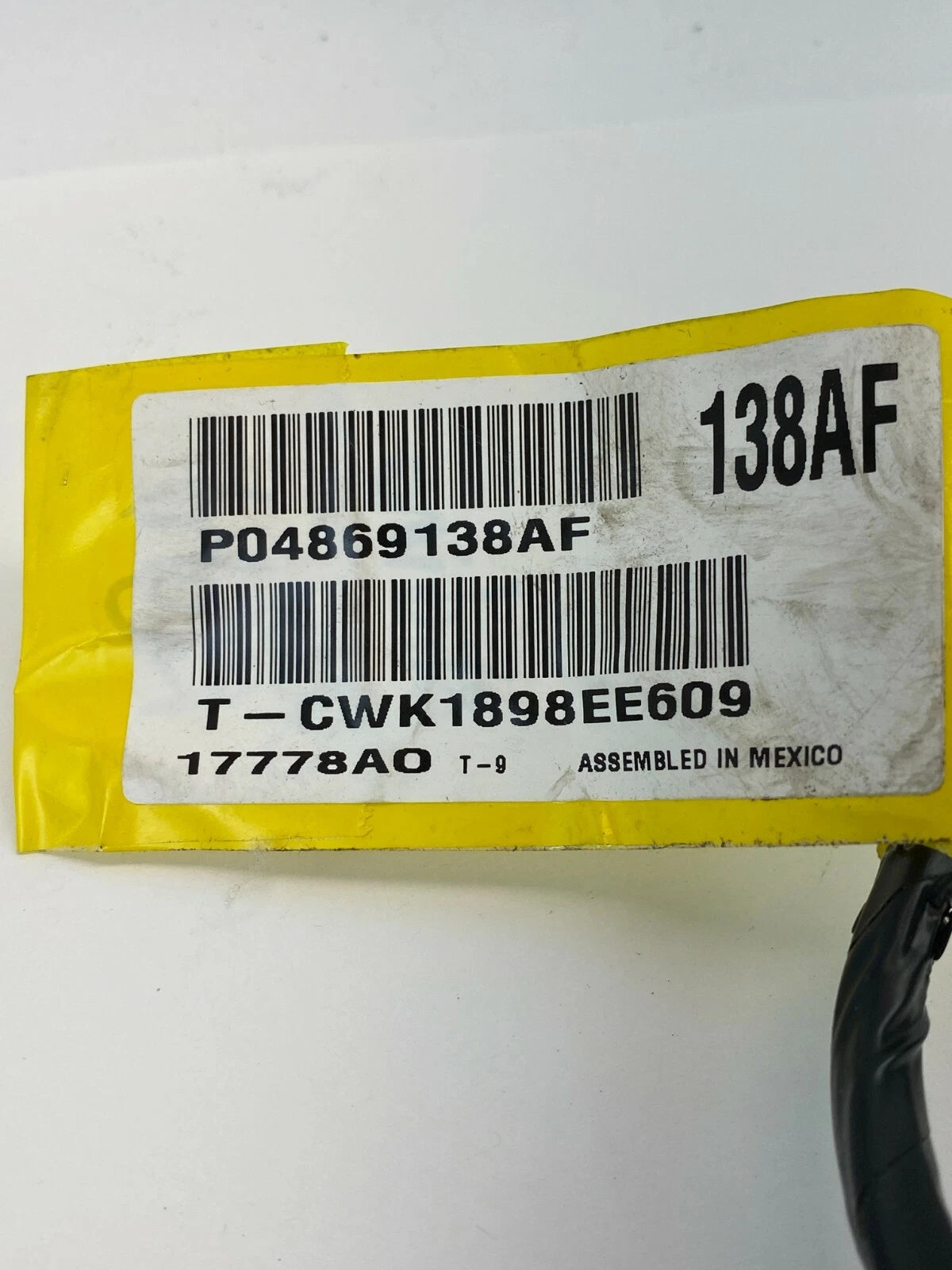 2009-2014 VW ROUTAN DOOR WIRING HARNESS REAR RIGHT UNIT OEM FACTORY P04869138AF