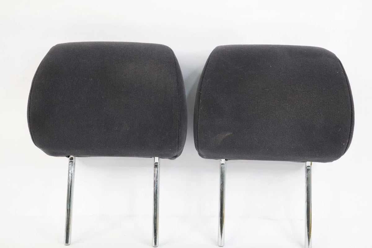 03-09 TOYOTA 4RUNNER FRONT SEAT HEADRESTS HEAD REST LH RH SET CLOTH DK GRAY OEM