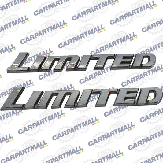 1998-2002 Toyota 4Runner Limited Rear Quarter Panel Emblem Chrome OEM