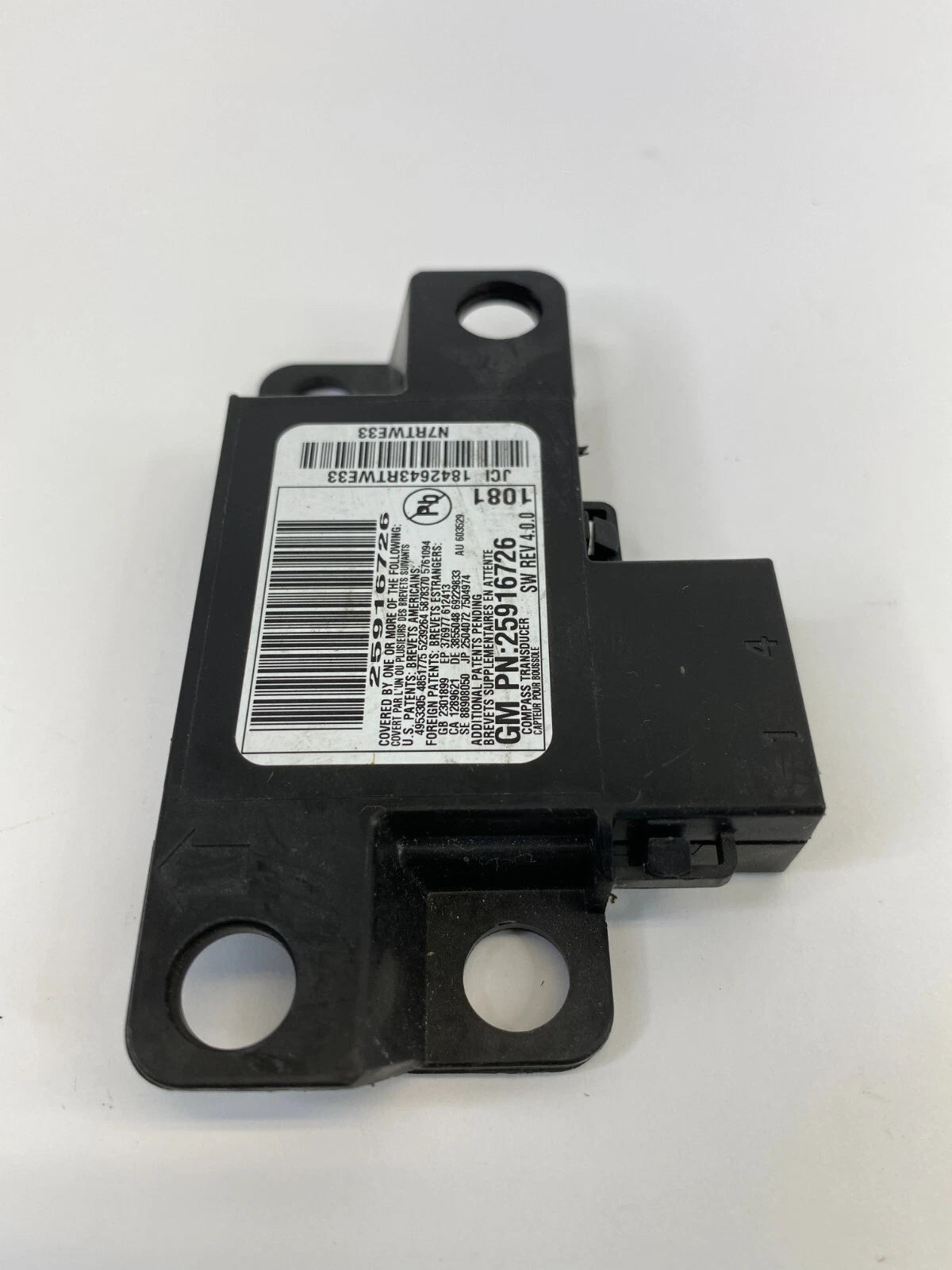 07-16 GMC ACADIA 09 10 SATURN OUTLOOK ELECTRONIC COMPASS CONTROL MODULE 25916726