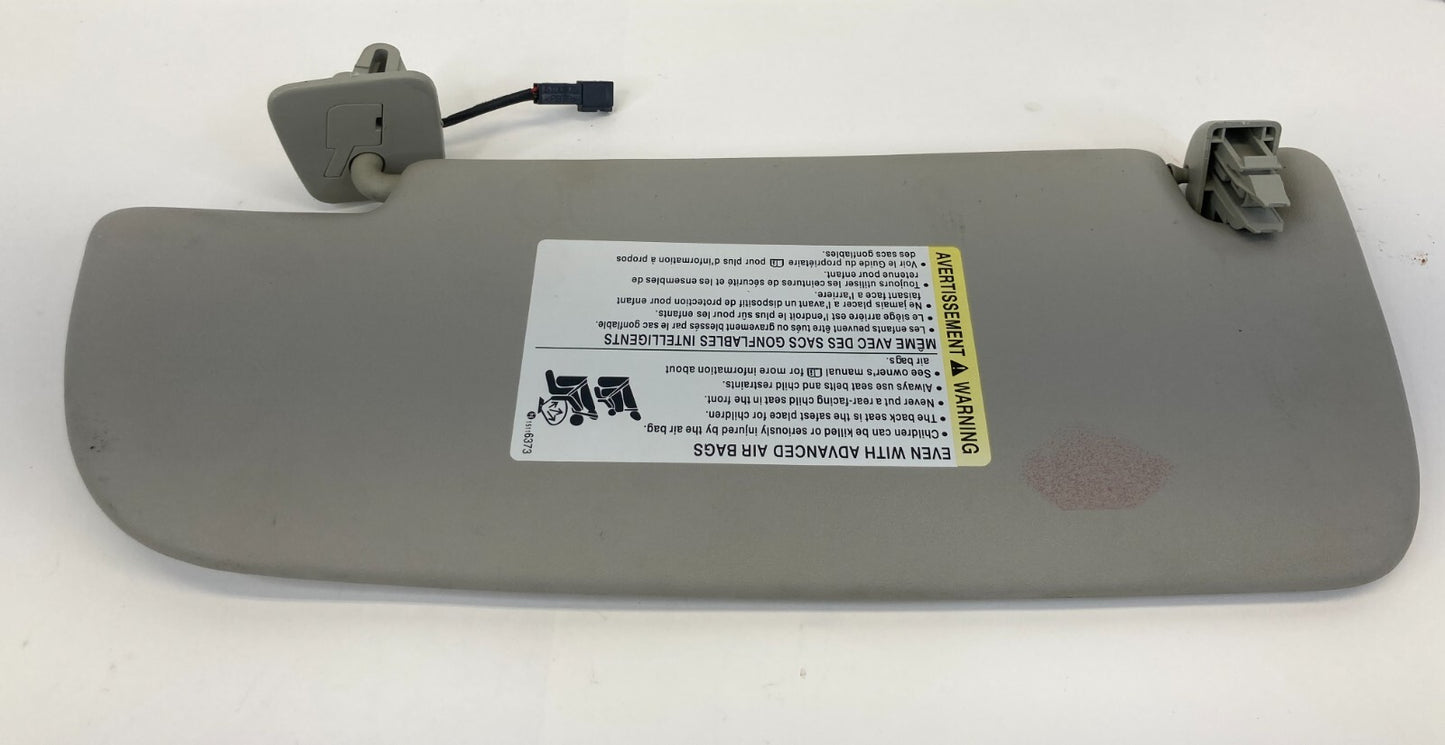 03-11 Saab 9-3 Sedan Roof Right Side Sunvisor Sun Visor Mirror Light Shade OEM