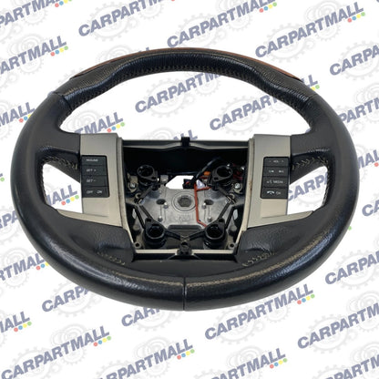 09-12 FORD FLEX STEERING WHEEL W/ CRUISE PHONE CONTROL & WOOD TRIM 8A83-3F563