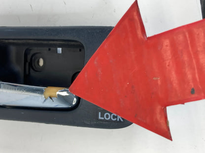 01-05 HONDA CIVIC SEDAN FRONT LEFT SIDE INTERIOR DOOR HANDLE W LOCK SWITCH OEM