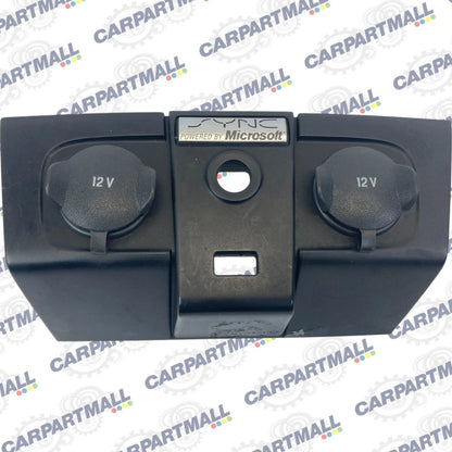 08-11 FORD FOCUS CENTER DASH DUAL POWER OUTLET 12V BEZEL TRIM 8S43-54043D56 OEM
