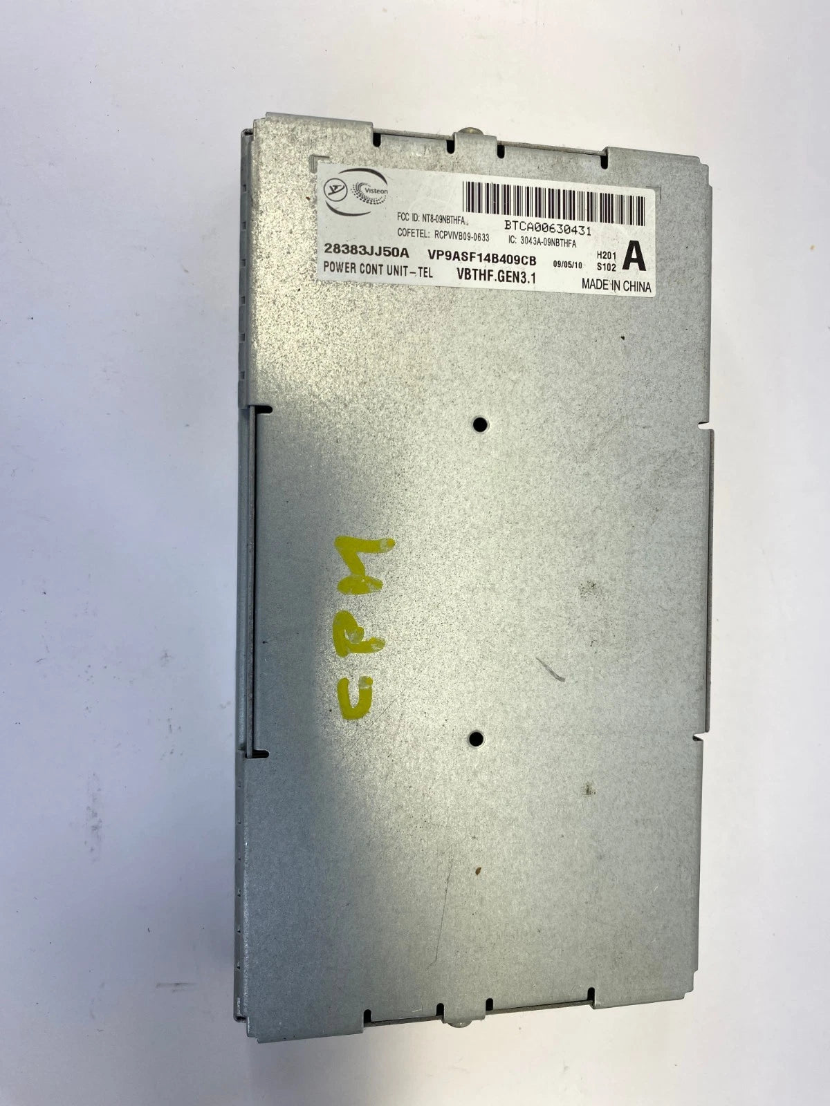 2007-2012 NISSAN MURANO TELEMATICS BLUETOOTH PHONE CONTROL MODULE OEM 28383JJ50A