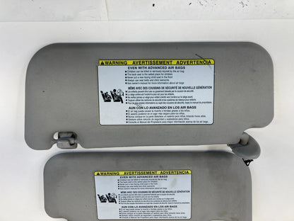 2009-2013 TOYOTA COROLLA LEFT & RIGHT SIDE SUNVISOR SHADE PAIR SET W/ MIRROR OEM