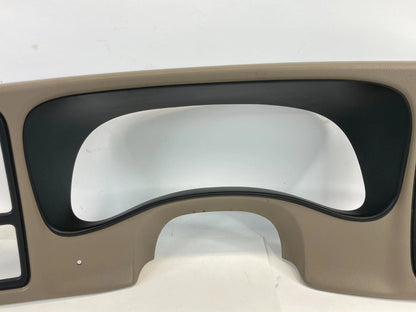 03-06 TAHOE YUKON SILVERADO DASH INSTRUMENT RADIO CLUSTER TRIM BEZEL 15178708